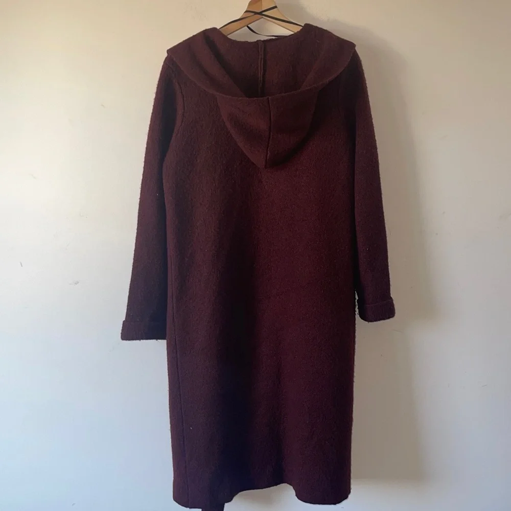 Forever 21 Deep Red Hooded Cardigan - Picture 13 of 14